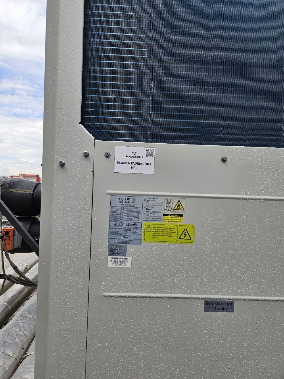 Vista general del retail park desde la cubierta